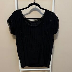 Women’s Eileen Fisher Black Sequin Top